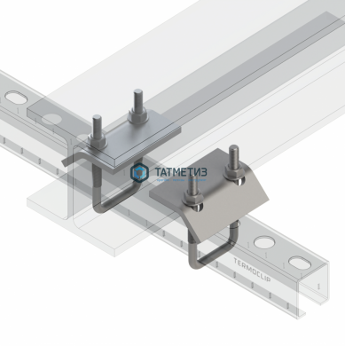 Зажим балочный (скоба) 41 (21-42) М8 (24 шт/кор) -  магазин крепежа «ТАТМЕТИЗ»