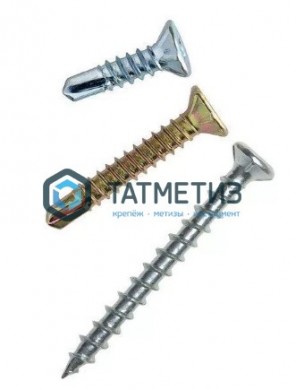 Саморезы фурнитурные оконные 4,0Х35 цинк (1 000 шт/уп) ОМАХ | «ТАТМЕТИЗ» Саморезы фурнитурные оконные 4,0Х35 цинк (1 000 шт/уп) ОМАХ - магазин крепежа «ТАТМЕТИЗ»