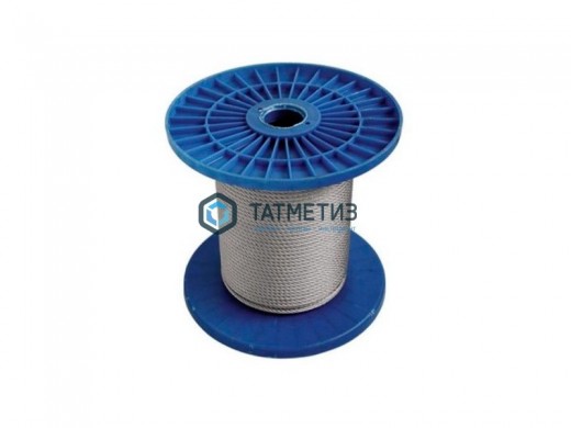 Трос  стальной оц. 1,5 мм DIN 3055  (250 м/бух) КК / R -  магазин крепежа «ТАТМЕТИЗ»