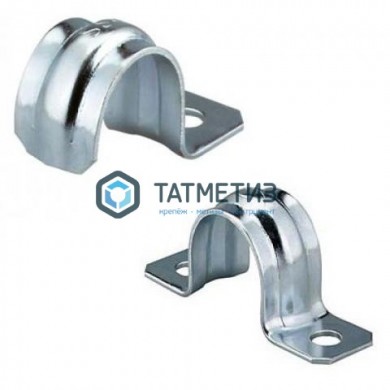 Скоба однолапковая, цинк 14-15 мм (100 шт) -  магазин крепежа «ТАТМЕТИЗ»