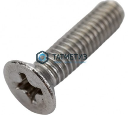 Винт потай DIN 965 А2 М 8х16 | «ТАТМЕТИЗ» Винт потай DIN 965 А2 М 8х16 - магазин крепежа «ТАТМЕТИЗ»