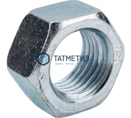 Гайка DIN 934 кп 10 М22  оцинкованная -  магазин крепежа «ТАТМЕТИЗ»
