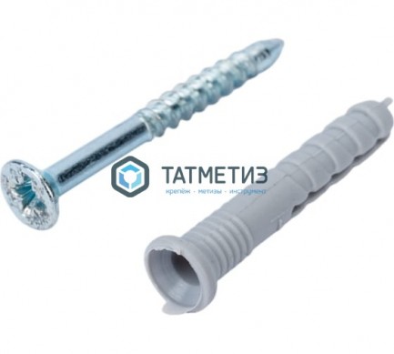Дюбель-гвоздь 8х 80 потай (100 шт/уп) ТК | «ТАТМЕТИЗ» Дюбель-гвоздь 8х 80 потай (100 шт/уп) ТК - магазин крепежа «ТАТМЕТИЗ»