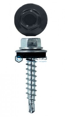 Саморез окраш.кров. 4,8х29 /7024/ (250 шт/уп) ТК/КК -  магазин крепежа «ТАТМЕТИЗ»