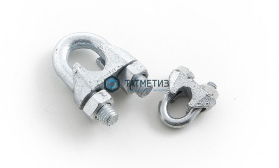Зажим троса DIN 741 10  ... -  магазин крепежа «ТАТМЕТИЗ»