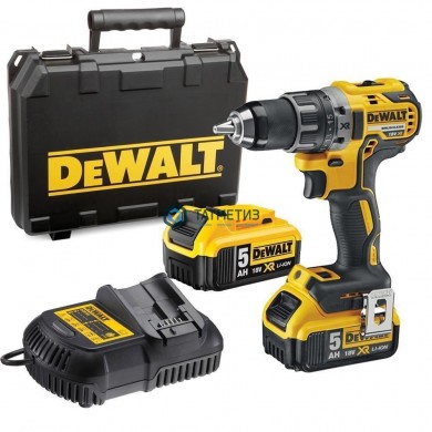 Дрель-шуруповерт аккумуляторная бесщеточная Dewalt DCD791P2 -  магазин крепежа «ТАТМЕТИЗ»