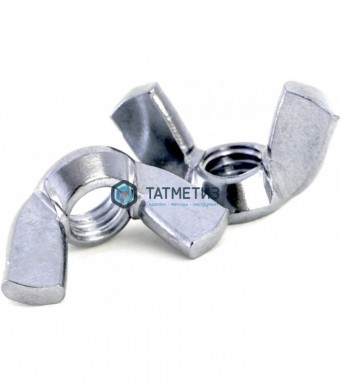 Гайка барашек оцинк  М6  (5000 шт/уп) КК -  магазин крепежа «ТАТМЕТИЗ»