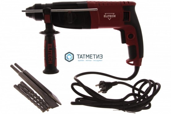 Перфоратор ELITECH П 0623РЭМ (SDS+,620Вт,3реж,2.1Дж,набор оснастки,кейс) | «ТАТМЕТИЗ» Перфоратор ELITECH П 0623РЭМ (SDS+,620Вт,3реж,2.1Дж,набор оснастки,кейс) - магазин крепежа «ТАТМЕТИЗ»