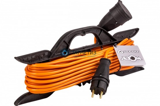 Удлинитель на рамке 1 х 20 м, с/з, ПВС 3х2,5, 4000 Вт, IP20, 16А, Атлант -  магазин крепежа «ТАТМЕТИЗ»