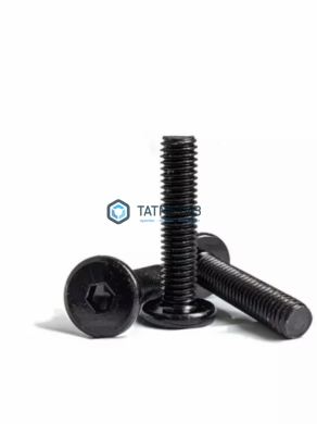 Винт с плоской головкой и внутр 6-гр, оксид 6х 25 | «ТАТМЕТИЗ» Винт с плоской головкой и внутр 6-гр, оксид 6х 25 - магазин крепежа «ТАТМЕТИЗ»