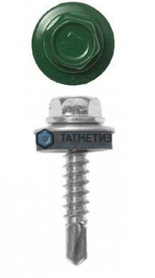 Саморез окраш.кров. 5,5х19 /6005/ DAXMER M (10х250) | «ТАТМЕТИЗ» Саморез окраш.кров. 5,5х19 /6005/ DAXMER M (10х250) - магазин крепежа «ТАТМЕТИЗ»