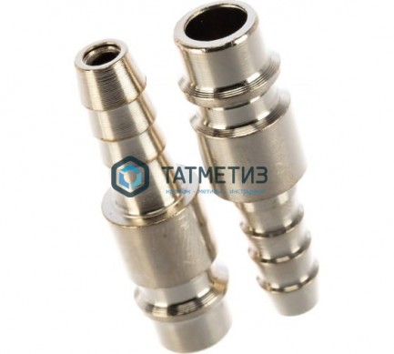 Ниппель универсальный быстросъемный ("папа") со штуцером "елка" под шланг 8мм, 2 шт//Stels -  магазин крепежа «ТАТМЕТИЗ»