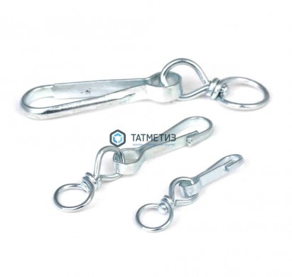 Карабин Тип А с вертлюгом  70  (100 шт/уп) -  магазин крепежа «ТАТМЕТИЗ»