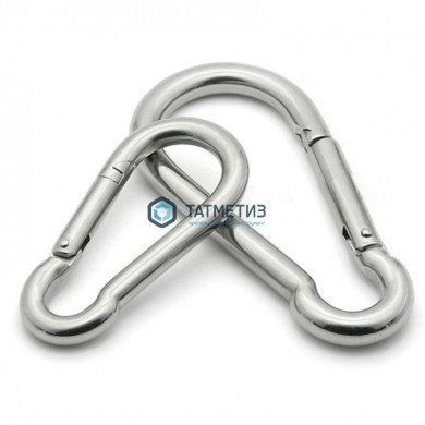 Карабин DIN 5299C 6 SR | «ТАТМЕТИЗ» Карабин DIN 5299C 6 SR - магазин крепежа «ТАТМЕТИЗ»