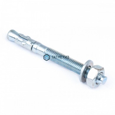 Анкер клиновой 20x160  ( 12 шт/уп) БЕЛЫЙ ЦИНК R -  магазин крепежа «ТАТМЕТИЗ»