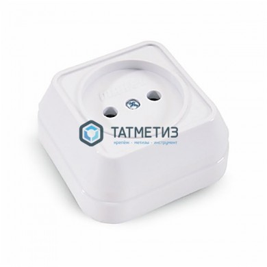 Розетка 1-м ОП без зазаемл 16А квадр. бел. MAKEL 45102 | «ТАТМЕТИЗ» Розетка 1-м ОП без зазаемл 16А квадр. бел. MAKEL 45102 - магазин крепежа «ТАТМЕТИЗ»