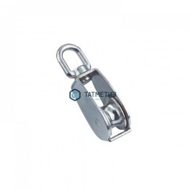 Блок скольжения с вертлюгом и обухом АРТ 8393 А2 32 мм | «ТАТМЕТИЗ» Блок скольжения с вертлюгом и обухом АРТ 8393 А2 32 мм - магазин крепежа «ТАТМЕТИЗ»