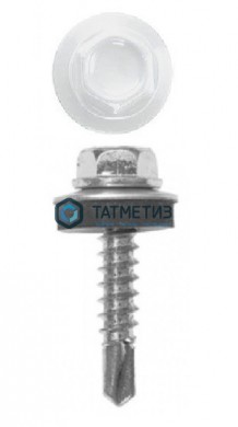 Саморез окраш.кров. 5,5х19 /9003/  (4000 шт/уп)  КК -  магазин крепежа «ТАТМЕТИЗ»