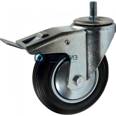 Колесо поворотные с болтом и тормозом d 160 мм -  магазин крепежа «ТАТМЕТИЗ»