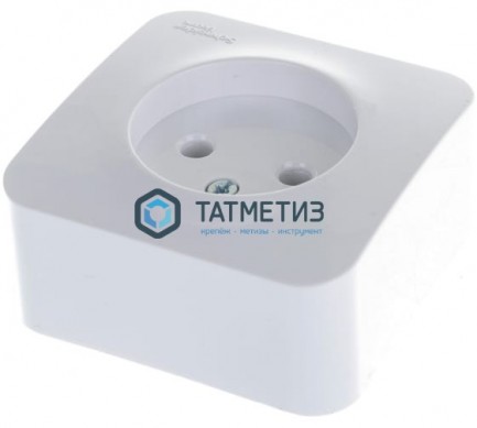 Розетка 1-м ОП BLANCA 16А 250В без заземл. бел., без шторок, с изолирующей пластиной | «ТАТМЕТИЗ» Розетка 1-м ОП BLANCA 16А 250В без заземл. бел., без шторок, с изолирующей пластиной - магазин крепежа «ТАТМЕТИЗ»