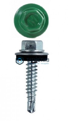 Саморез окраш.кров. 5,5х25 /6029/ зеленая мята -  магазин крепежа «ТАТМЕТИЗ»