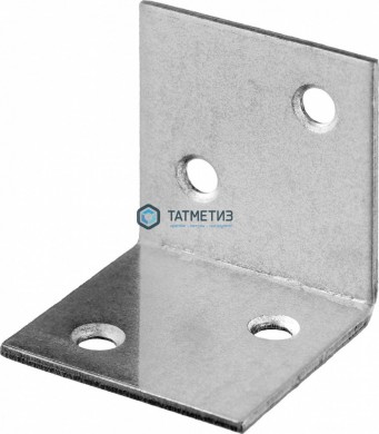 Крепежный уголок мебельный 25х25х28х1,5 мм KUM (800шт/упак) -  магазин крепежа «ТАТМЕТИЗ»