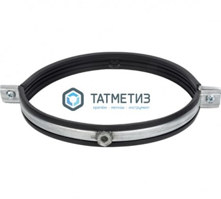 Хомут для воздуховодов D 500мм с уплотнителем М10 | «ТАТМЕТИЗ» Хомут для воздуховодов D 500мм с уплотнителем М10 - магазин крепежа «ТАТМЕТИЗ»