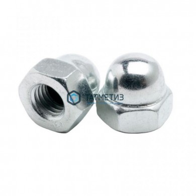 Гайка колпачковая DIN 1587, оц  М6  (5800 шт/уп) R -  магазин крепежа «ТАТМЕТИЗ»