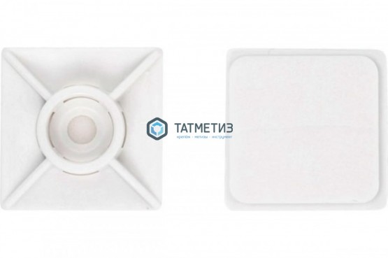 Площадка д/хом 27*27 белая (500 шт/уп.) -  магазин крепежа «ТАТМЕТИЗ»