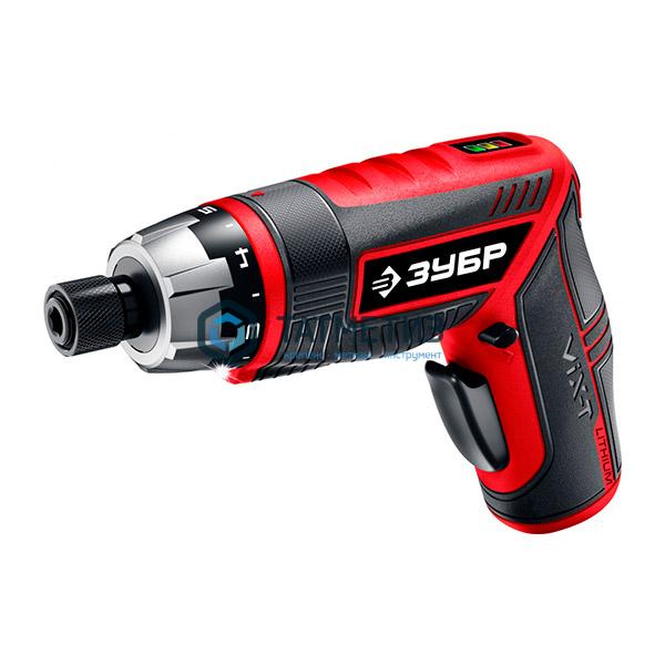 Отвертка-трансформер аккумуляторная ЗУБР ViX-T 3.6 В, в кейсе с 10 битами Отвертка-трансформер аккумуляторная ЗУБР ViX-T 3.6 В, в кейсе с 10 битами