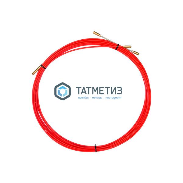 Протяжка кабельная REXANT (мини УЗК в бухте), стеклопруток, d=3,5 мм 10 м, красная Протяжка кабельная REXANT (мини УЗК в бухте), стеклопруток, d=3,5 мм 10 м, красная