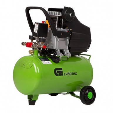 Компрессор воздушный КК-1500/24, 1,5 кВт, 198 л/мин, 24 л, прямой привод, масляный// Сибртех | «ТАТМЕТИЗ» Компрессор воздушный КК-1500/24, 1,5 кВт, 198 л/мин, 24 л, прямой привод, масляный// Сибртех - магазин «ТАТМЕТИЗ»