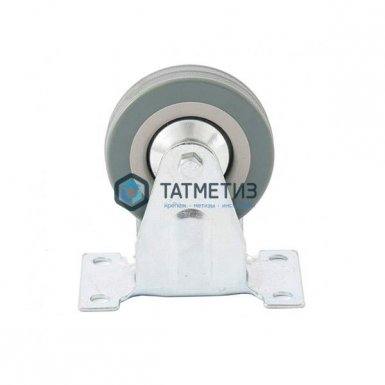 Колесо неповоротное d-75мм, крепление платформенное // СИБРТЕХ | «ТАТМЕТИЗ» Колесо неповоротное d-75мм, крепление платформенное // СИБРТЕХ - магазин «ТАТМЕТИЗ»