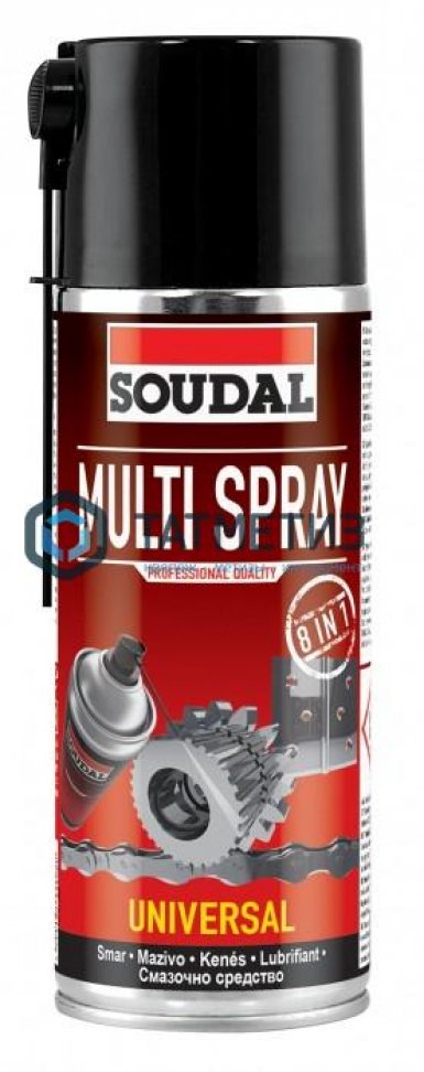 Смазка SOUDAL многофункциональная Multi Spray, 400 мл -  магазин «ТАТМЕТИЗ»
