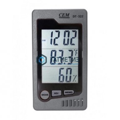 Цифровой Термогигрометр часы DT-322 CEM -  магазин крепежа «ТАТМЕТИЗ»