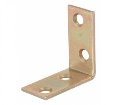 Крепежный уголок мебельный 25х25х14х1,5 мм KW25 (100шт/упак) -  магазин крепежа «ТАТМЕТИЗ»