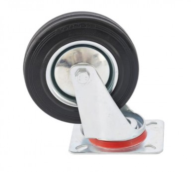 Колесо поворотное d-160мм, крепление платформенное СИБРТЕХ | «ТАТМЕТИЗ» Колесо поворотное d-160мм, крепление платформенное СИБРТЕХ - магазин «ТАТМЕТИЗ»