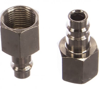 Ниппель универсальный быстросъемный ("папа"), внутренняя резьба 3/8", 2 шт. // Stels -  магазин крепежа «ТАТМЕТИЗ»