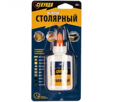 Клей СЕКУНДА столярный, 60г, AVIORA -  магазин «ТАТМЕТИЗ»