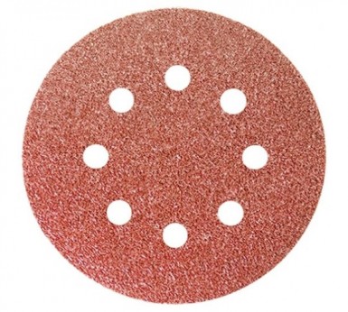 Круг абразивный на ворсовой подложке под "липучку", перфорированный, P 36, 125 мм, 5 шт.// MATRIX | «ТАТМЕТИЗ» Круг абразивный на ворсовой подложке под "липучку", перфорированный, P 36, 125 мм, 5 шт.// MATRIX - магазин «ТАТМЕТИЗ»