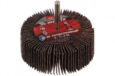 Круг лепестковый для дрели, P 60, 80 х 30 х 6 мм// MATRIX | «ТАТМЕТИЗ» Круг лепестковый для дрели, P 60, 80 х 30 х 6 мм// MATRIX - магазин «ТАТМЕТИЗ»