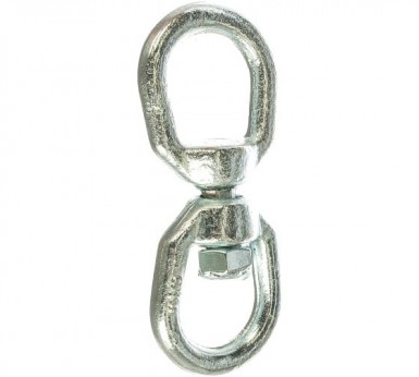 Вертлюг петля-петля (никель) 10 | «ТАТМЕТИЗ» Вертлюг петля-петля (никель) 10 - магазин «ТАТМЕТИЗ»