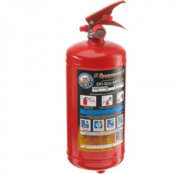 Огнетушитель порошковый ОП-2 (з) АВСЕ-Ярпожинвест -  магазин «ТАТМЕТИЗ»
