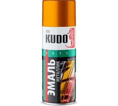 Краска аэроз. KUDO 520 мл. №1028  МЕТАЛЛИК ЗОЛОТО -  магазин крепежа «ТАТМЕТИЗ»