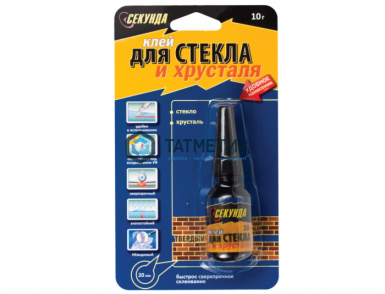 Клей СЕКУНДА для стекла, прозрачный, 10 г, AVIORA -  магазин «ТАТМЕТИЗ»