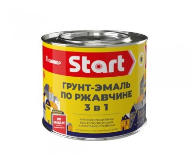 Грунт-эмаль по ржавчине ХВ 3 в 1 СТАРТ  ГОЛУБАЯ  1,8 кг-./6 -  магазин «ТАТМЕТИЗ»