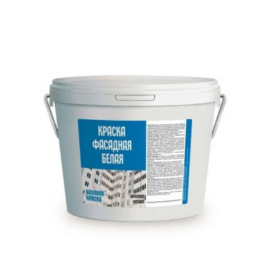 Краска ВД  TONE для фасадов  БЕЛАЯ 2,5 кг-./4 -  магазин «ТАТМЕТИЗ»