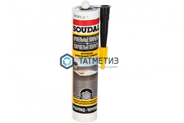 Герметик для крыш SOUDAL 280 мл битумный / 15 Герметик для крыш SOUDAL 280 мл битумный / 15