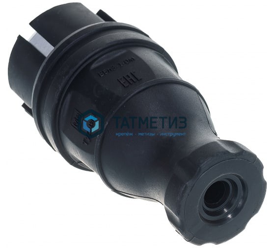 Эл.вилка прямая с/з каучук ОМЕГА IP44 ВБп3-1-0м IEK Эл.вилка прямая с/з каучук ОМЕГА IP44 ВБп3-1-0м IEK