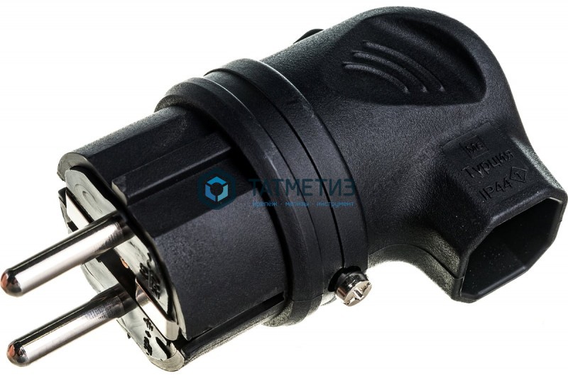 Эл.вилка каучук кабельная, боковой ввод, с з ИЭК ОМЕГА IP44 Эл.вилка каучук кабельная, боковой ввод, с з ИЭК ОМЕГА IP44